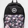 Backpack with Floral Front Pocket
