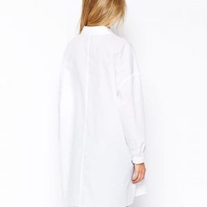 Longline White Shirt