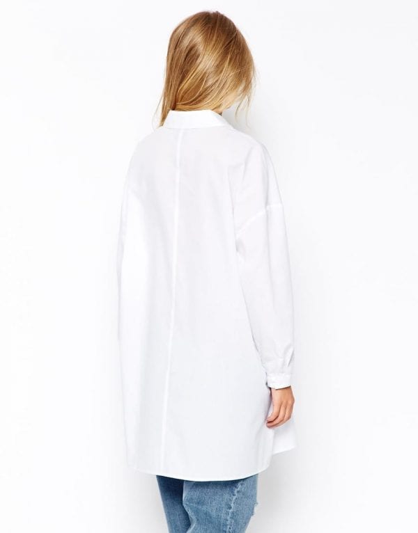 Longline White Shirt